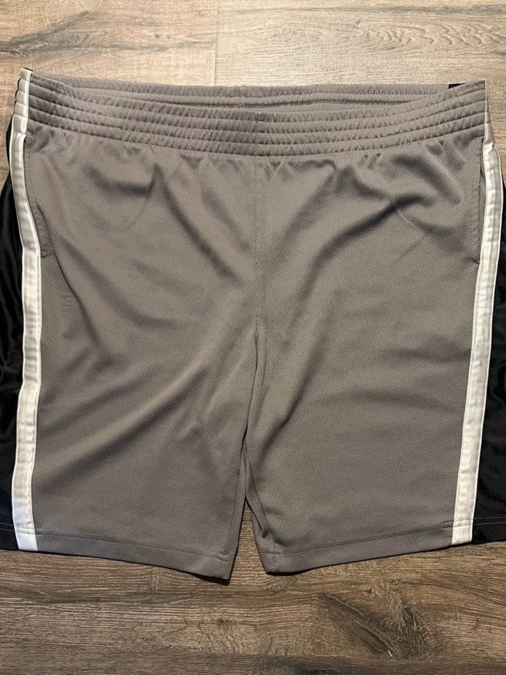Pro Basics Mesh Basketball Shorts Gray Black XL